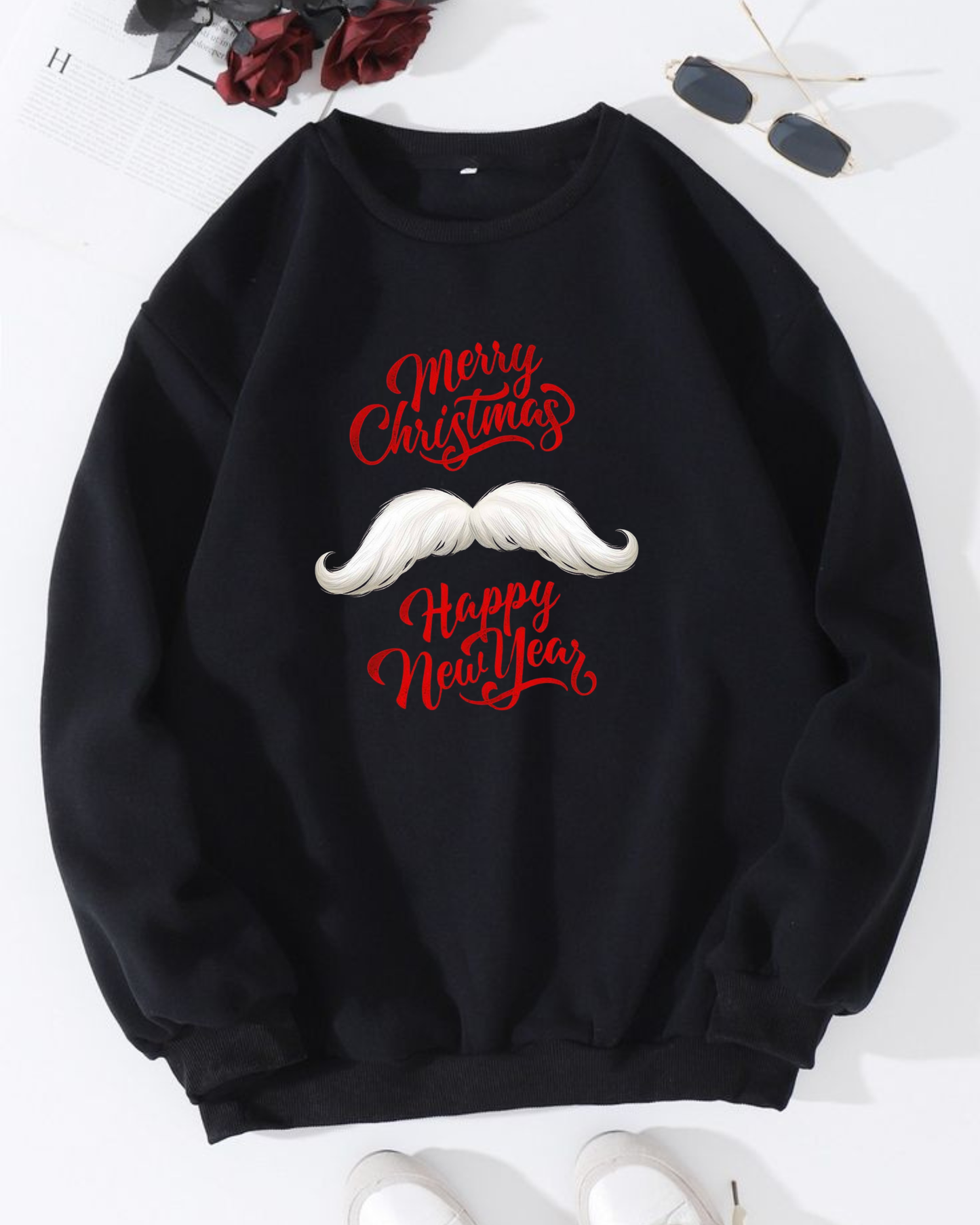 300 GSM Christmas & New Year Holiday Crewneck Sweatshirt