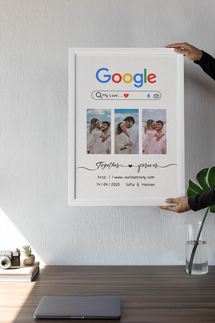 Personalized Love Story Google Frame