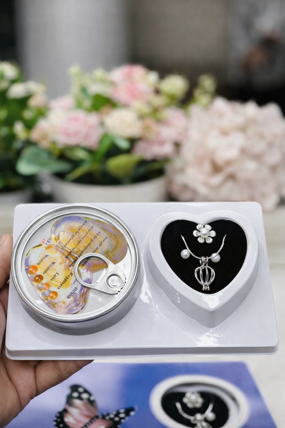 Love Pearl Discovery Necklace Gift Set – Real Oyster Pearl  Jewelry Kit