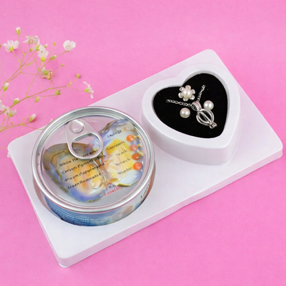 Love Pearl Discovery Necklace Gift Set – Real Oyster Pearl  Jewelry Kit