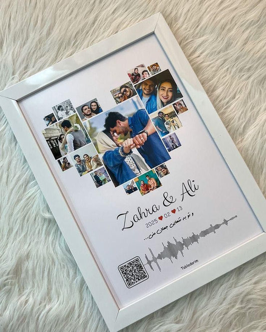 Heart Shape Photo Collage – Couple Edition