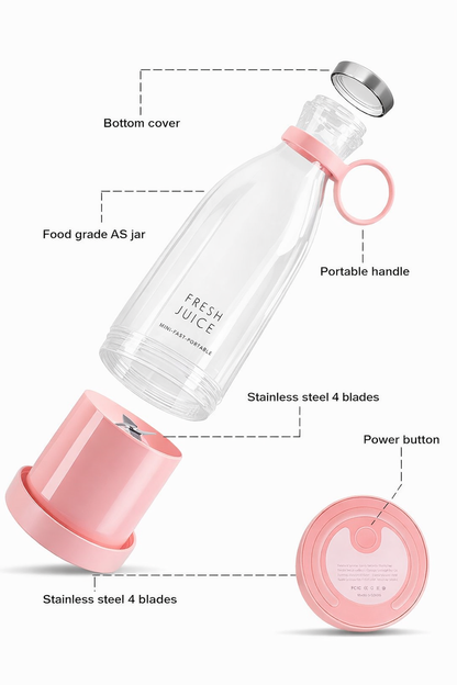 Travel Portable Mini Juice Blender  ⭐⭐⭐⭐⭐4.7