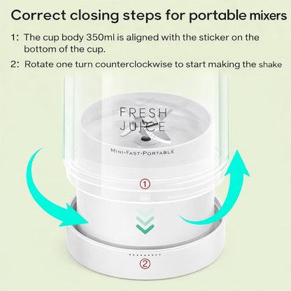 Travel Portable Mini Juice Blender  ⭐⭐⭐⭐⭐4.7